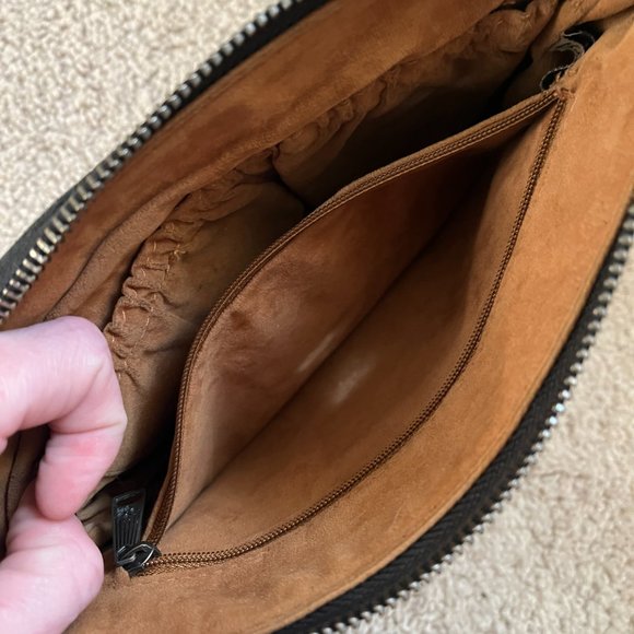 Patricia Nash *Cassini* Wristlet, Colorblock Suede, Gently Used - Picture 10 of 11